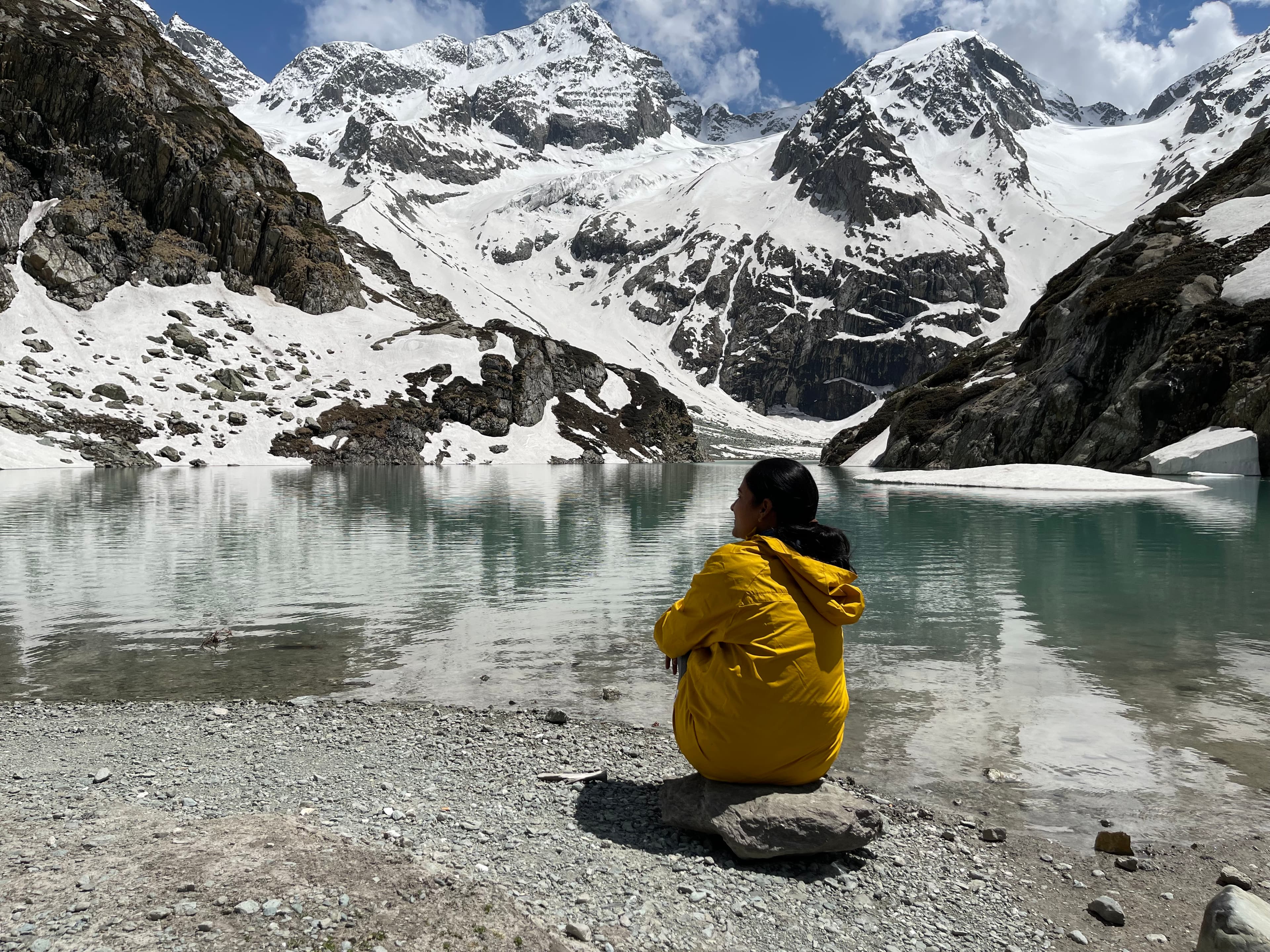 Tulian lake trek view